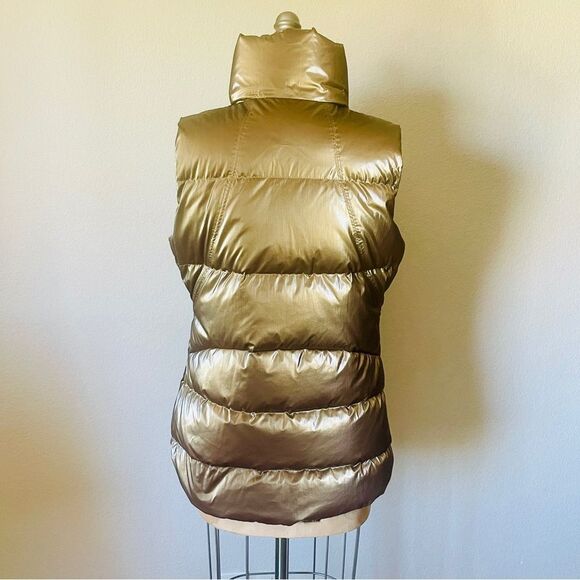 ♥️ Athleta Downtown Gold Puffer Vest - Picture 7 of 13